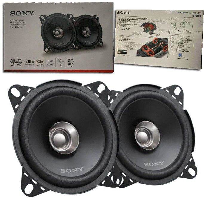 Sony Xplod XSFB101E 10cm 4” 210w Dual Cone Car Door Speaker Set 2Pcs