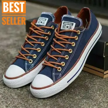 Sepatu converse original top biru dongker