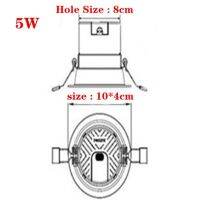 【❂Hot On Sale❂】 SDFW3242 หลอดไฟแบบฝังหลอดไฟ Led ทรงกลม5W 7W 12W 18W ไฟดาวน์ไลท์ Led โคมไฟติดเพดานหลอดไฟขนาด220V 230V 240V ไฟในร่มสำหรับห้องนอนห้องครัว