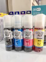 หมึกเติมแท้งค์ ปริ้นเตอร์ Epson 003  100 ml.  - Color Fly แพ็ค 4 สี4 ขวด