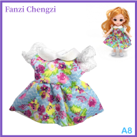 Fanzi BJD 16ซม. เสื้อผ้าแฟชั่นลำลองเสื้อผ้าเจ้าหญิงสูทเครื่องประดับ