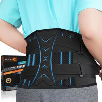 AONOKOY Back Brace for Men Women Lower Back Pain Relief with 7 Stays, Back Support Belt with Dual Adjustable Straps,Lumbar Support Belt for Herniated Disc, Sciatica,Scoliosis L/XL(Waist：29.5"-41.3"