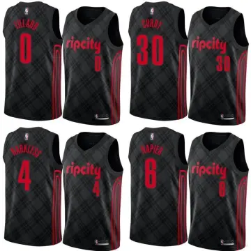 Portland Trail Blazers Black Adidas REV30 Authentic Jersey #0 M