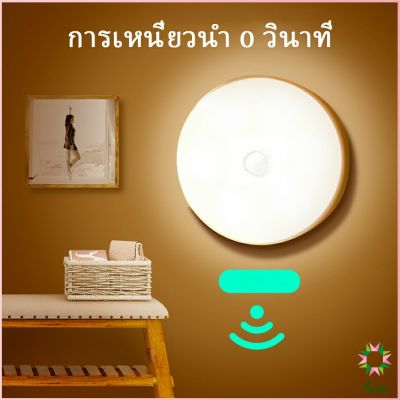 Ayla ไฟติดห้องนอน โคมไฟอัตโนมัติในบ้าน LED ไฟเซ็นเซอร์ สินค้าพร้อมส่ง LED induction light