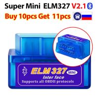 ELM327มากๆเริ่มต้น V2.1 Obd2บลูทูธเครื่องวิเคราะห์ OBD รถยนต์เครื่องมือการวินิจฉัยสำหรับหน้าต่างเครื่องอ่านโค้ด