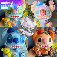 【OKADI】ตุ๊กตาระบายสี ตุ๊กตาไวนิล DIY กระปุกออมสิน ของขวัญสำหรับเด็ก