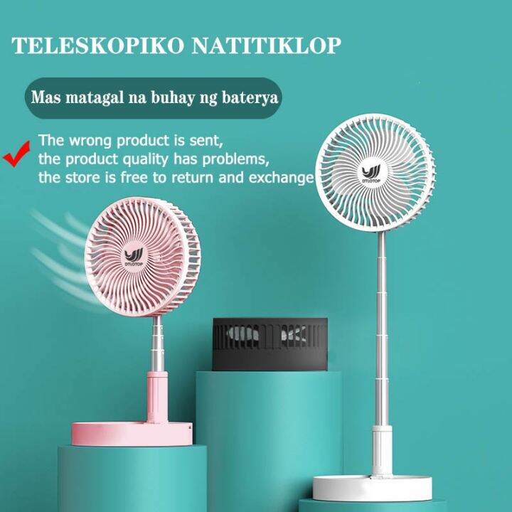 [Ready]USB portable fan desktop foldable electric fan usb rechargeable