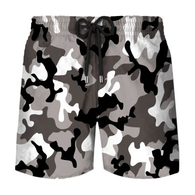 Fashion Camouflage Printing Mens Swim Trunks Swimwear Shorts Beachwear Beach Surfboard Dry