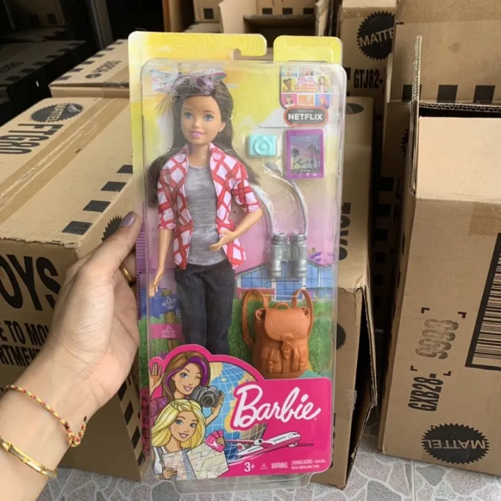 พร้อมส่งbarbie-core-travel-skipper-doll-ตุ๊กตาบาร์บี้