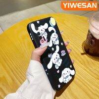 YIWESAN เคสสำหรับ Huawei Nova 6 4G Nova 6 5G ลายการ์ตูน Cinnamoroll เคสโทรศัพท์ซิลิโคนนิ่มแบบดั้งเดิมเคสโทรศัพท์กันกระแทกลวดลายขอบสี่เหลี่ยมฝาครอบหลังเคสนิ่มคลุมทั้งหมดเคสห่อหุ้มกล้องสำหรับเลนส์