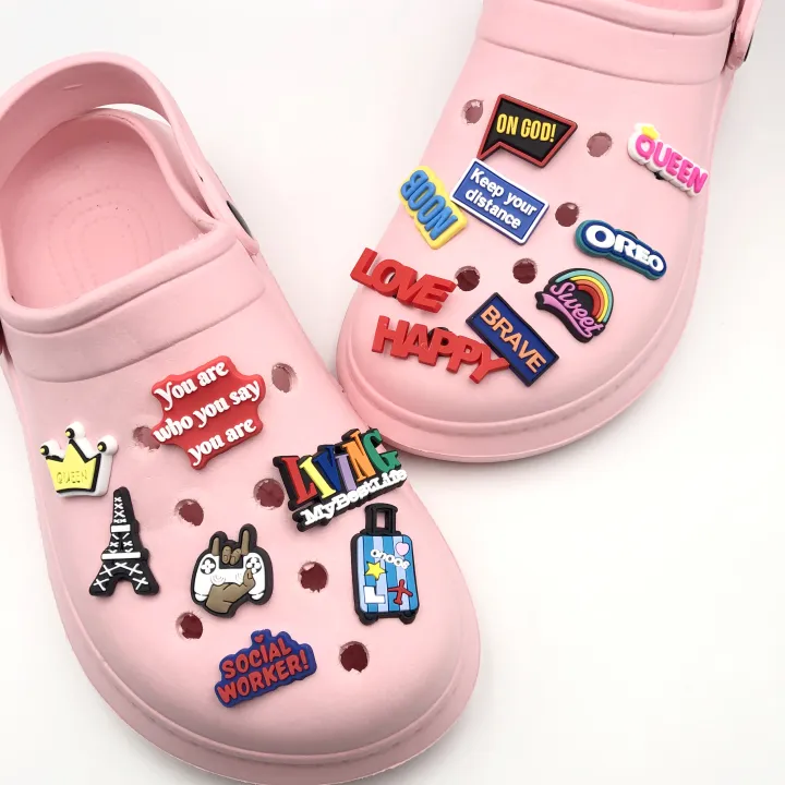Personalized design Jibbitz Crocs Pins for shoes bags Lazada PH