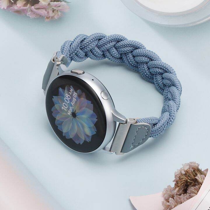 gelang-jam-tangan-anyaman-elastis-20mm-untuk-jam-tangan-samsung-galaxy-4-5-gelang-nilon-anyaman-elastis-untuk-jam-tangan-5-pro-aktif-2