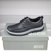 Original ECCO mens Outdoor sports running shoes sneakers leather shoes LY1205008