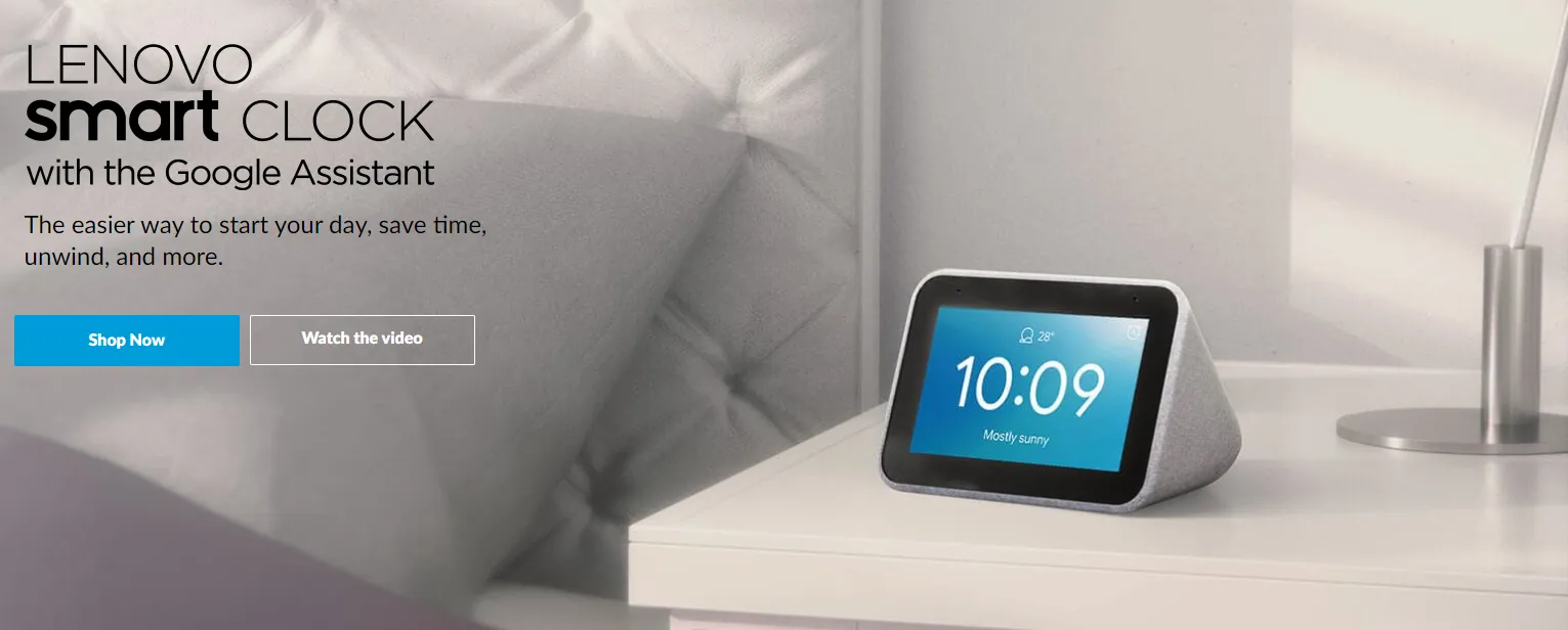 Lenovo Smart Clock and Smart Speaker with the Google Assistant - 4 Lenovo Smart Clock and Smart Speaker with the Google Assistant - 4