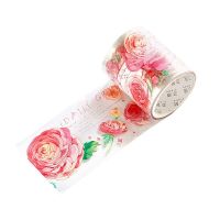 +【】 Vintage Flowers Roses Tulips Washi Tape Decorative Tape Ing Tape Scrapbook Diary Stickers School Supplies Supply