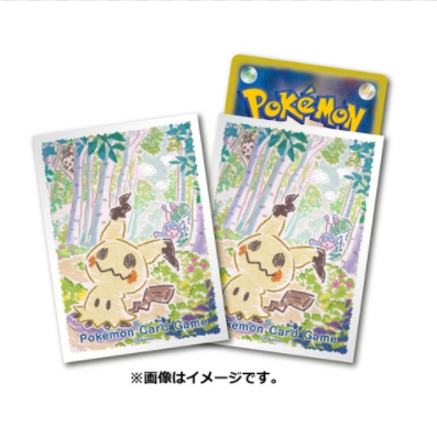 [Pokemon Japan] Sleeve - ลาย Crayon Mimikyu ลิขสิทธิ์แท้ Pokémon Center สลีฟ, ซองการ์ด, ซองใส่การ์ด, Sleeve