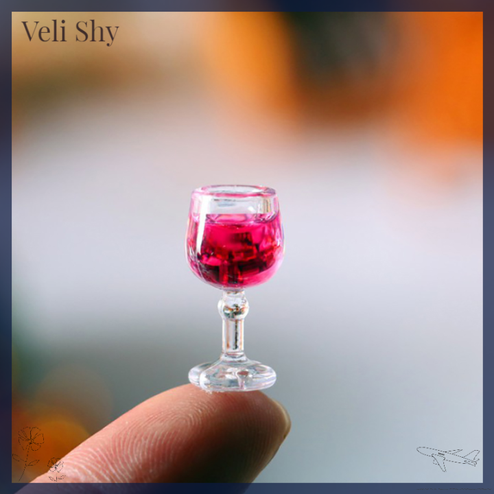 veli-shy-4ชิ้น-ชุดแก้วไวน์แดงบ้านตุ๊กตาอุปกรณ์ประกอบแบบจำลองอุปกรณ์เสริม