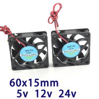 【YD】 3d printer fan 6015 2pins 60mm 60x60 x15 mm 6cm cooling graphics card 5V / 12V 24V 2P 1pcs