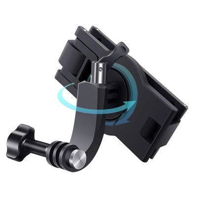 For DJI Osmo Action 3 2 Camera Accessories 60-Degree Rotation Clip Backpack Clamp for GoPro 11 10 9 phone Iphone 13 12 Xiaomi yi