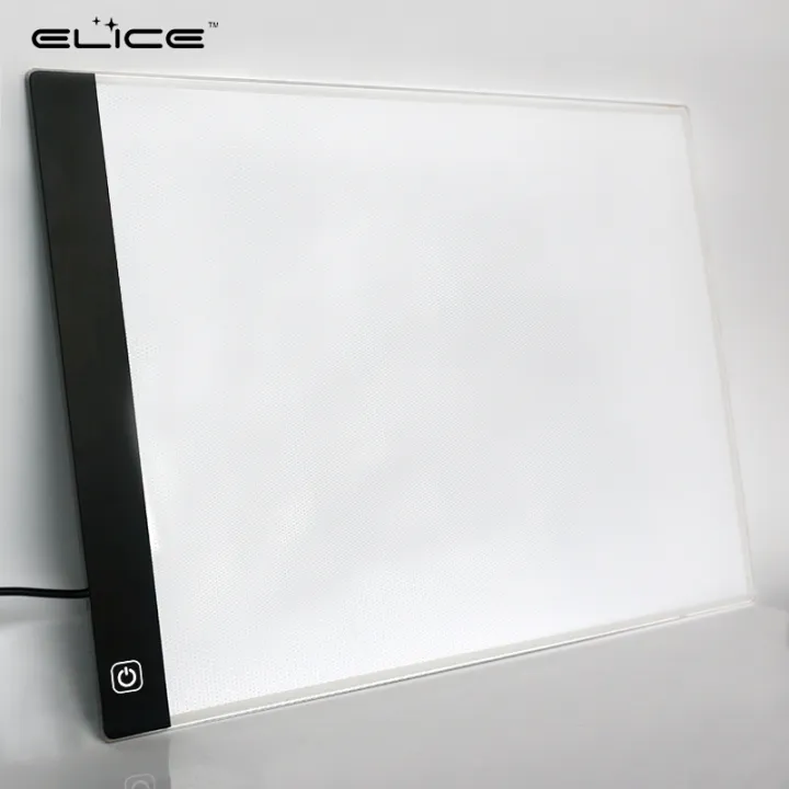 Yika Portable Adjustable lights Light Box A4 Size Rechargeable LED