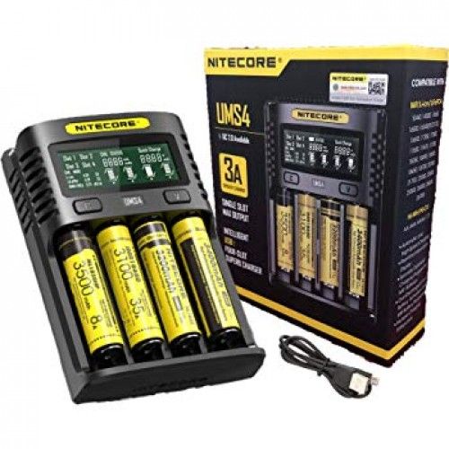 เครื่องชาร์จเปล่า-nitecore-ums4-ของแท้-โค้ดเช็คได้