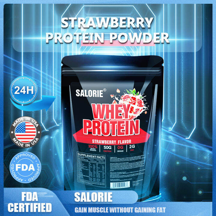 Whey Protein Powder Gold Standard 100, No Added Sugar, Strawberry