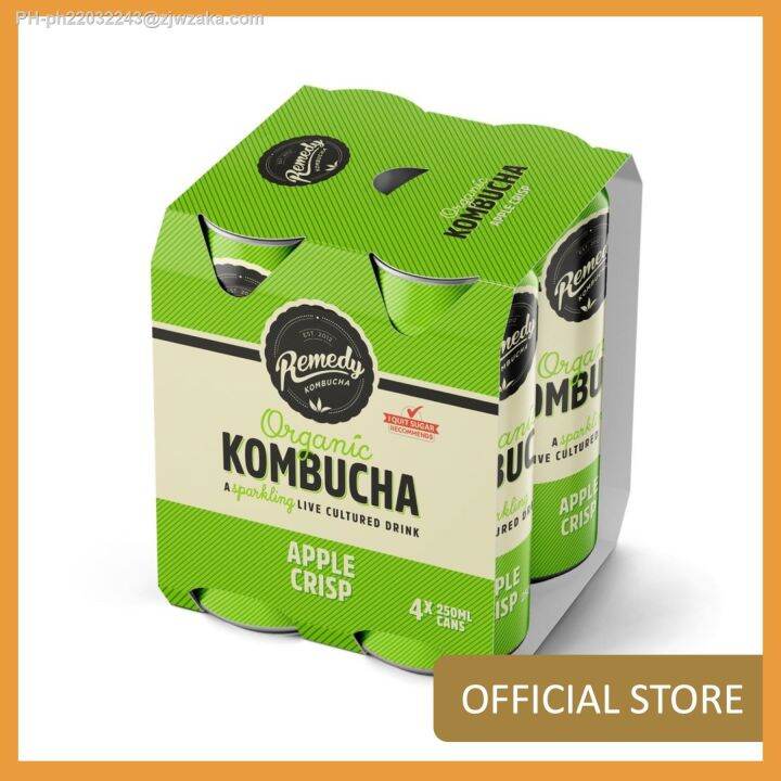 Remedy Kombucha Apple Crisp 4pack Lazada PH