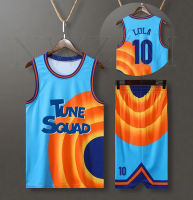 Custom jersey Movie Space Jam JAMES 6# 23# Tune Squad Basketball Jersey Set Sports Air Slam Dunk Sleeve Shirt Singlet Uniform