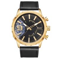 Oulm European radium mens watch quartz watch leather watch watch personalized calendar mens watch HP3640 【QYUE】