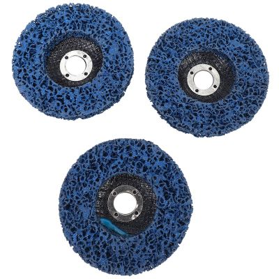 Paint Stripping Disc Wheel 3 Pcs Rust Stripper Strip Discs for 4 x 5/8 Inch Angle Grinder for Wood Metal Fiberglass