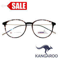 Fashion กรอบแว่นตา สำหรับตัดเลนส์ แว่นสายตา แว่นตา รุ่น Kangaroo 191612 C-2 กรอบเต็ม Rectangle ทรงรี ขาข้อต่อ วัสดุ Stainless Steel รับตัดเลนส์ทุกชนิด