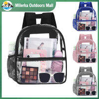 Milerka Outdoors Mall】กระเป๋าสะพายหลังที่สะอาดกันน้ำกระเป๋าสะพายหลังที่สะอาดสำหรับการเดินทางปลอดภัยคอนเสิร์ตกีฬาผู้หญิงหญิงสาว13 × 11 × 5นิ้ว