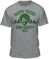 Bob Ross Happy Trees University Licensed Graphic Tshirt