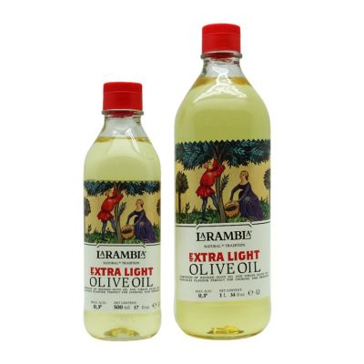Premium import🔸( x 1) LA RAMBLA Extra Light Olive Oil น้ำมันมะกอกสำหรับทอด/ผัด Extra Light นำเข้าจากสเปน 500ml [LR44]