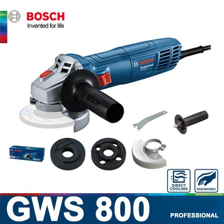 เครื่องตัดลูกหมู-bosch-gws-800มืออาชีพเครื่องเจียรขนาดเล็กลูกหมูโลหะเจียรขัดตกแต่งคอนกรีตแกะสลัก