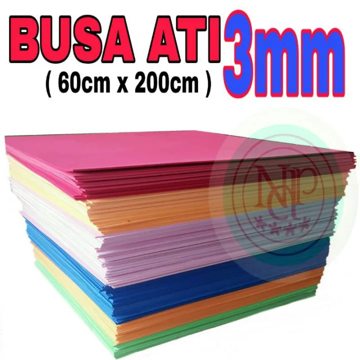 Busa Ati 3mm 60cm X 200cm Busa Eva Busa Hati Spon Eva