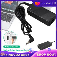 Lenovo AC Adapter สายชาร์จ โน๊ตบุ๊ค ASUS อะแดปเตอร์ 19V/4.74A 90W หัวขนาด 5.5 x 2.5mm  อแดปเตอร์ สำหรับ Lenovo สายชาร์จโน๊ตบุ๊ค  LenovoAC charger adapter อะแดปเตอร์โน๊ตบุ๊ค Adapter Lenovo แถมหรีสายไฟ B42