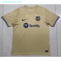 ✺ 2223 Hot Mens Barcelona Away Football Jersey Gold Jersey Short Sleeve Tops Football/Soccer Jersey Shirt Size S-2XL Barcelona Men Jersey Tops