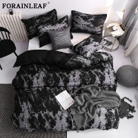 Stone Duvet Cover Set Leopard Swallow Geometric Print Luxury Black Bedding Set Pillowcase Quilt Cover Funda Edredon 200X200 King