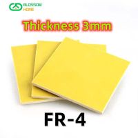 3mm Thick FR4 Glass Fiber Board Processing Custom Yellow Epoxy Board High Temperature Electrical Insulation Board