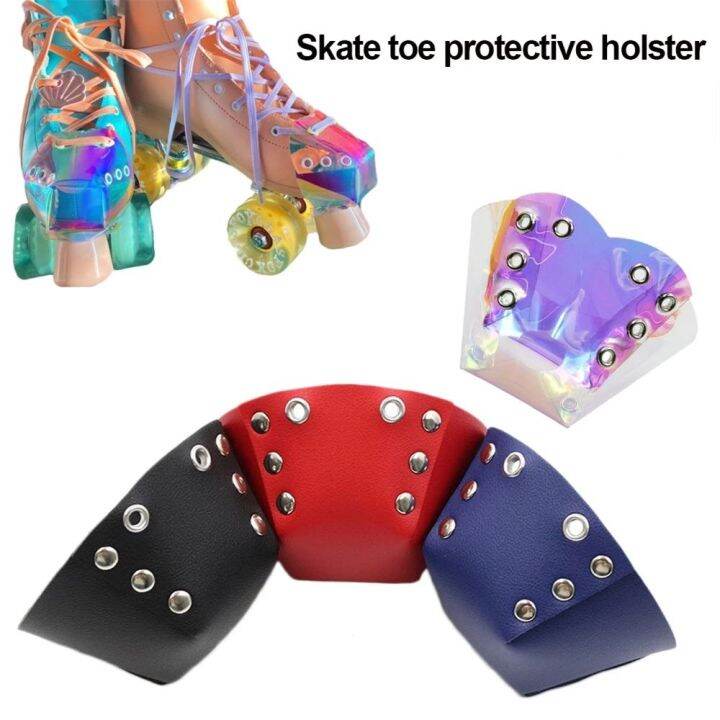 LEASA Outdoor Leather Toe Protector Shoe Shield Ice Skates Toe Cap