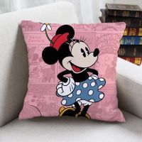 【hot】❉▼♝ Cartoon Pillowcase Hugging Minnie Cushion Cover Sofa 40x40cm 45x45cm