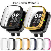 เคสป้องกันสำหรับ Redmi Watch 3 Redmi3แบบเต็มจอปลอกสวมป้องกัน TPU เคสฟิล์มชุบ