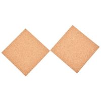 10PCS Selfadhesive Cork Coasters Squares Cork Mats Cork Backing Sheets For Coasters And DIY Crafts Supplies 100 X 100 X 1mm