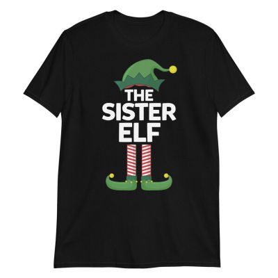 The Sister Elf Tshirt Family Funny Christmas Holiday Elves Matching Xmas