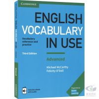 Cambridge English vocabulary in use advanced comes with an online e-book advanced self-study English core vocabulary reference book imported in English
