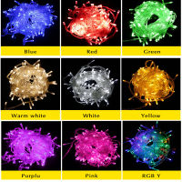 Flexible 220V 110V Waterproof LED Light String Garland for Party Wedding Christmas Decor 10M 100 LEDs Chain Fairy String Lights