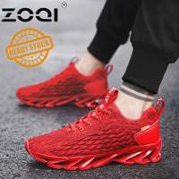 รองเท้าผ้าใบ ZOQI สำหรับรองเท้าวิ่งสำหรับผู้ชาย Sepatu Kets Olahraga กลางแจ้งผู้ชายแฟชั่น