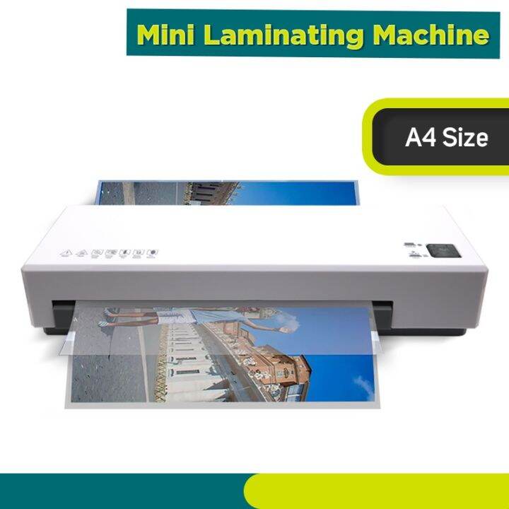【QualiProducts】Mini Laminator A4 Size Laminating Machine Fast Pre