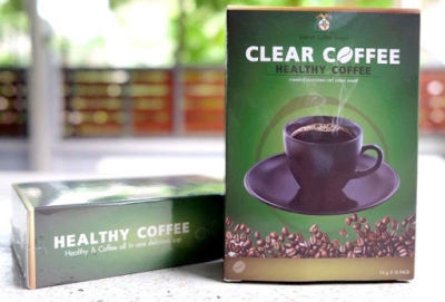 เคลียร์ คอฟฟี่ กาแฟเพื่อสุขภาพ 5 กล่อง บรรจุกล่องละ 10 ซอง (รวม 50 ซอง)